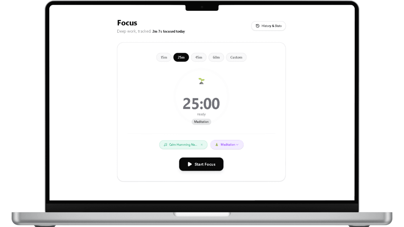 Deep Work - Focus Mode
