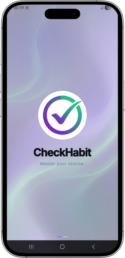 CheckHabit Mobile App Screenshot